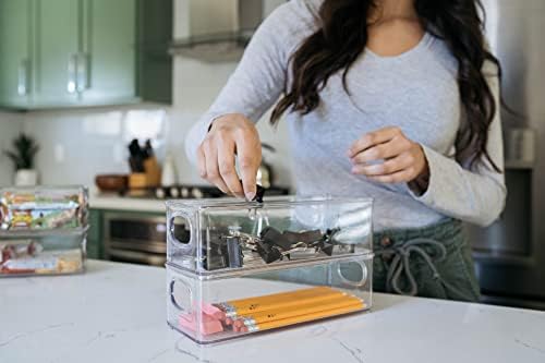 ClearSpace Plastic Pantry Organization and Food Storage Bin, 8 Pack