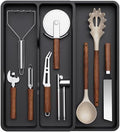 Lifewit Utensil Organizer for Kitchen Drawer, Expandable Cooking Tray