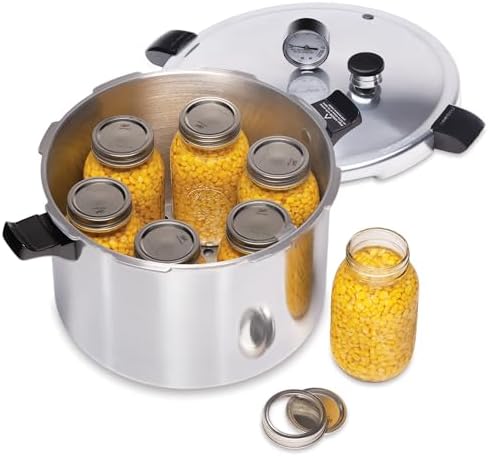 Presto 01755 16-Quart Aluminum Pressure Canner and Cooker