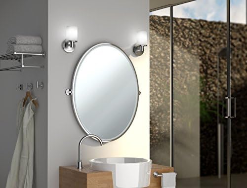 Gatco 4247 Latitude II 24-Inch Towel Rack with Bar, Wall Mounted Bathroom Towel Rack, Chrome