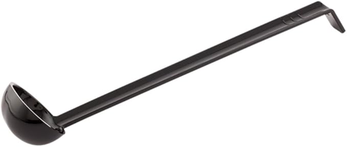 Restaurantware 1 Ounce Serving Ladle 1 Hook Handle Portion Ladle - Image 2
