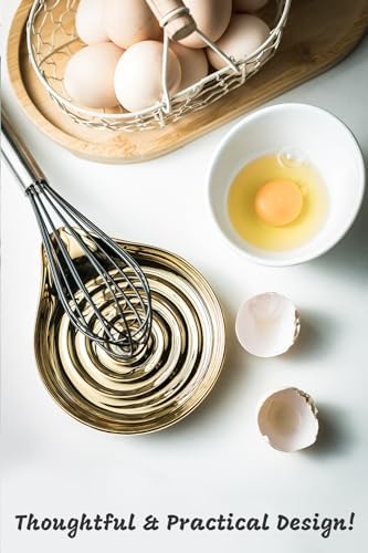 LAUCHUH Ceramic Spoon Rest for Stove Top, Spoon Holder for Countertop