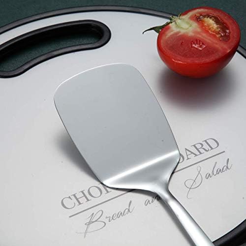 Stainless Steel Spatulas, Berglander Solid Turner,Barbecue Metal Spatulas Turner For Cooking, Kitchen Spatula For Nonstick Cookware, Dishwasher Safe, Easy to Clean