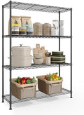 SONGMICS 4-Tier Bathroom Shelf, Storage Rack for Small Space
