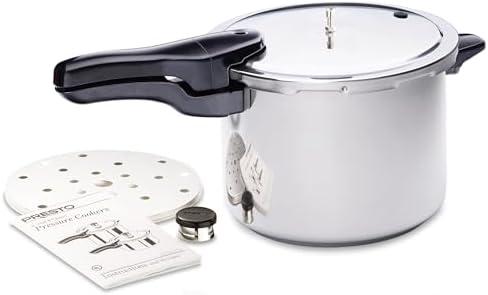 Presto 01362 6-Quart Stainless Steel Pressure Cooker