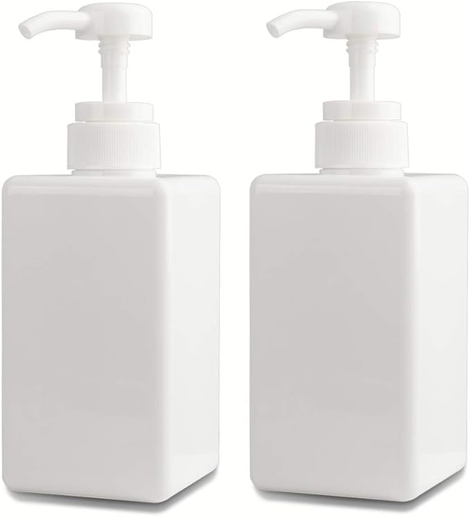 Pump Bottle, Refillable Plastic Empty Lotion Soap Dispenser Liquid Container by JiatuA