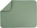 S&T INC. Dish Drying Mat, 18" x 24", XL, Green Sage