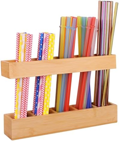 HTB 9.8” Straw Holder for Cabinet Door with Sticky Adhesive