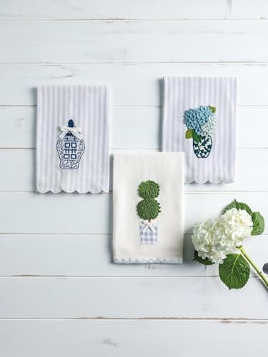Mud Pie Jinger Jar Topiary Tea Towel