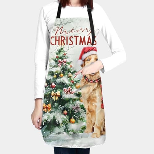 Giwawa Apron Unisex Resistant 33 x 28 inches with 2 Pockets Cooking Kitchen Aprons Suitable for BBQ Grill Drawing Haircut