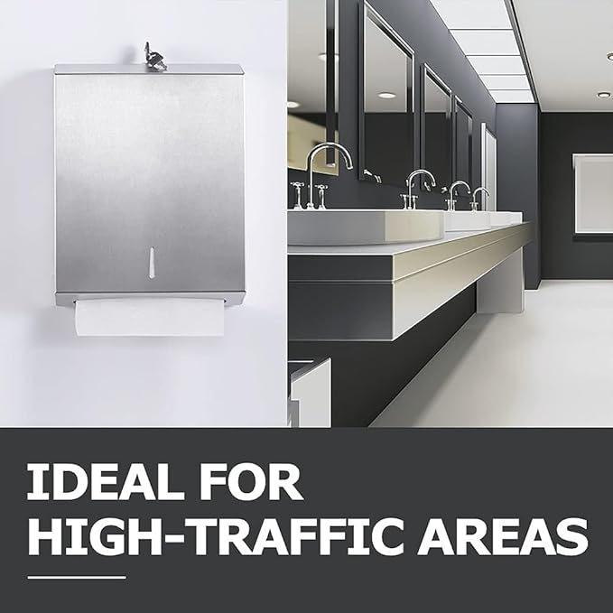 2 Packs Paper Towel Dispenser Wall Mount Commercial, Touchless Hand Towel - Image 7