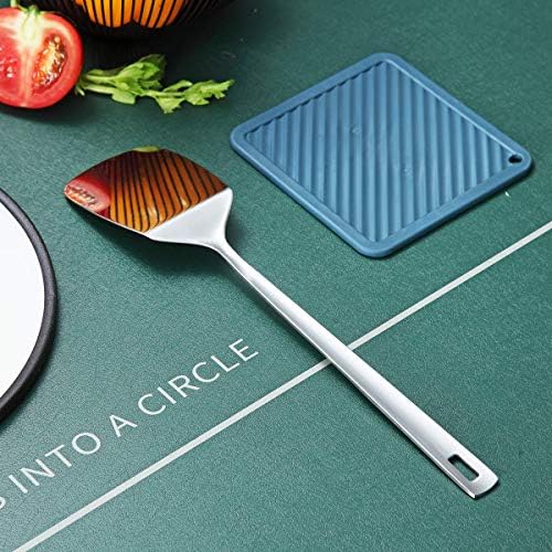 Stainless Steel Spatulas, Berglander Solid Turner,Barbecue Metal Spatulas Turner For Cooking, Kitchen Spatula For Nonstick Cookware, Dishwasher Safe, Easy to Clean