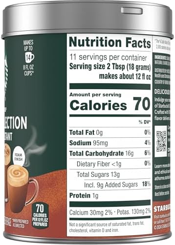 Starbucks Crema Collection Premium Instant Molten Chocolate Flavored Instant Coffee, 100% Arabica Beans, 3 Tins (7.12 Oz Each) 1.34 lb.