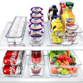 Sorbus Fridge Organizers and Storage Bins for Pantry & Fridge (6 Piece Set)