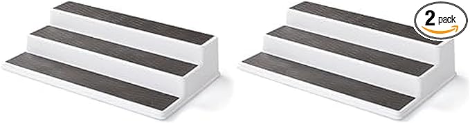 Copco 2555-0188 Non-Skid 3-Tier Spice Pantry Kitchen Cabinet Organizer by Copco
