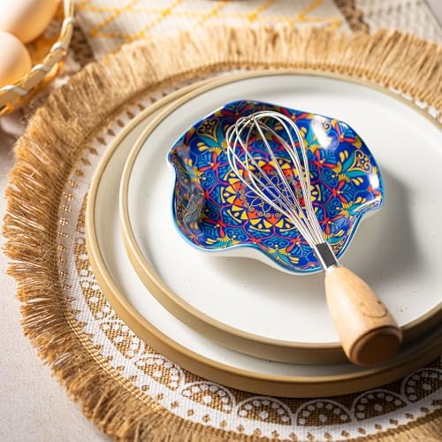 Miamolo Boho Spoon Rest for Stove Top & Counter, Kitchen Cooking Gift