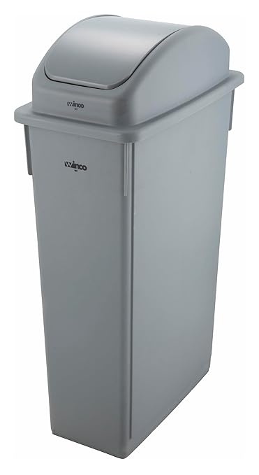 Winco PTC-23SG Slender Trash Can - Image 2