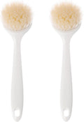 Facjoleco Dish Brush with Handle, Pot Brush, 2 Pack Kitchen Scrub Brushes by Unknown