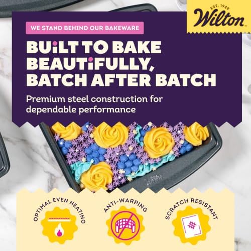 Wilton Platinum Non-Stick Square Pan, Made Without PFAS, 9 x 9 in