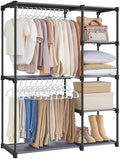 SONGMICS Portable Closet, Freestanding Closet Organizer, Clothes Rack
