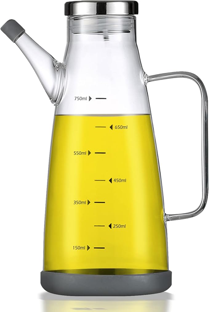 Oil Dispenser for Kitchen, 25OZ Oil Bottles Cooking Oil Dispenser by Cucudoner