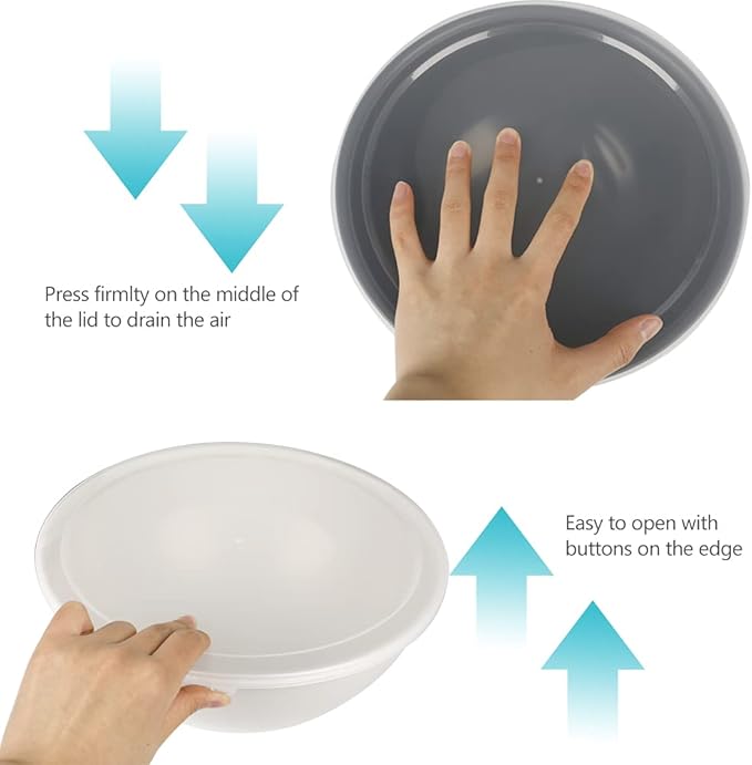 BoxedHome BPA Free Plastic Round Mixing Bowl - Image 5
