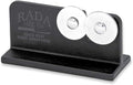 Rada Cutlery Quick Edge Knife Sharpener, 3.5" x 2", Stainless Steel Wheels by RadaCutlery