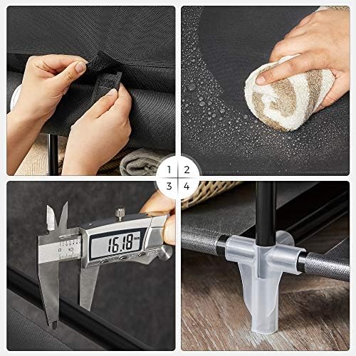 SONGMICS Closet Wardrobe, Portable Closet, Clothes Storage Organizer