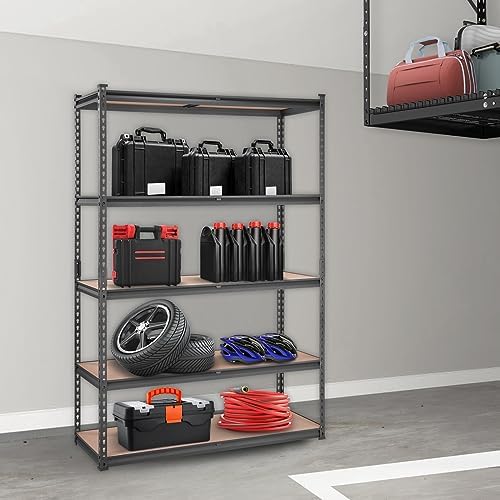 VEVOR Storage Shelves 5-Tier Adjustable 2000 lbs 48"x18"x72" Shelving Unit