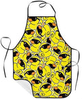 Sigouyinei Waterproof Kitchen Apron For Women Men Soft Bib Work With Pocket