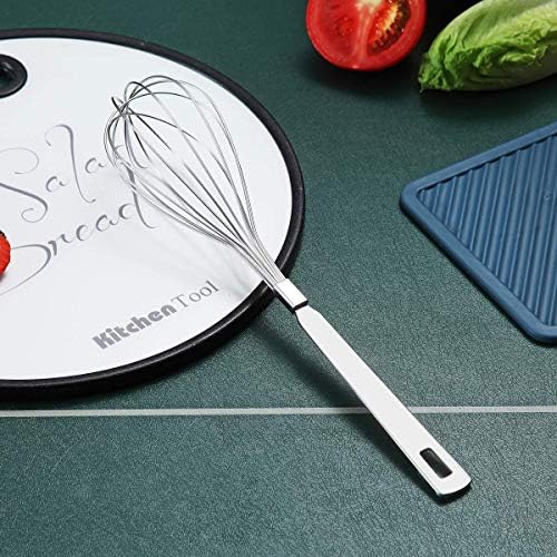 Whisk, Berglander Whisks For Cooking, Stainless Steel Balloon Whisk, Sturdy Kitchen Wire Whisk Set for Cooking, Baking, Blending, Whisking, Beating, Stirring, Dishwasher Safe, Easy to Clean