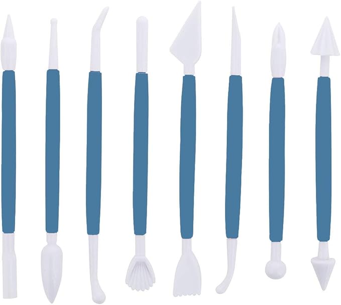 ScivoKaval Marshmallow Fondant Cake Decorating Hand Tool 12 Pcs 5 Sets - Image 2