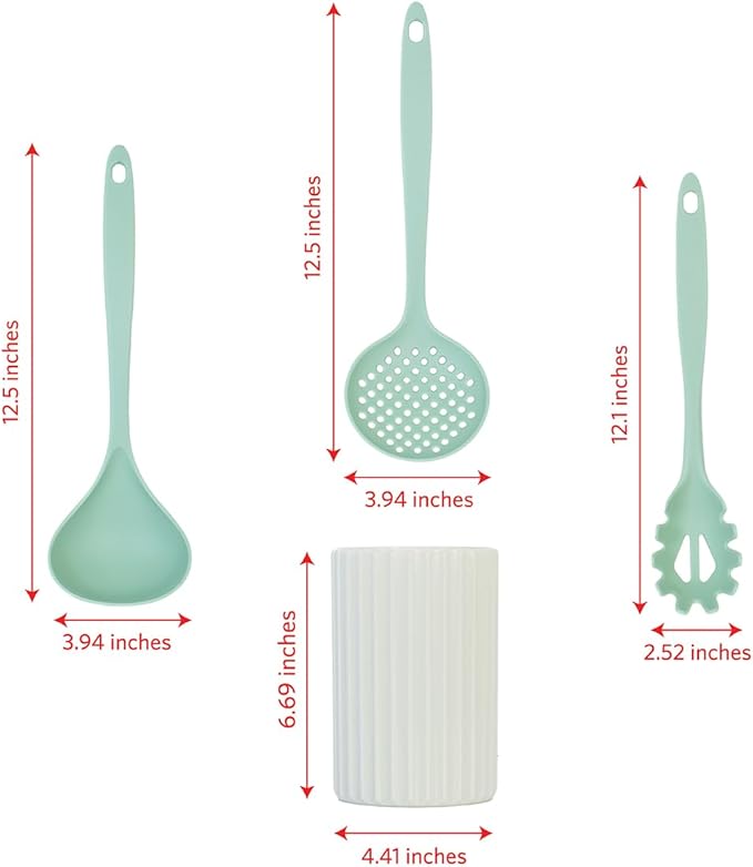 Glad Kitchen Utensils Set, Spaghetti Server, and Turner Spatula Set - Image 5