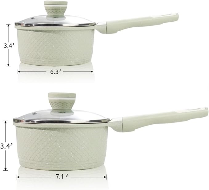 Sauce pan set 4 Pcs 1.5Qt & 2.0Qt SaucePan Set - Image 2