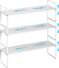 15.5 to 25.5 Inch Kitchen Cabinet Shelf Organizers, Adjustable Kitchen Counter by X-cosrack