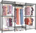 SONGMICS Closet Organizers and Storage, Clothes Rack with Shelves