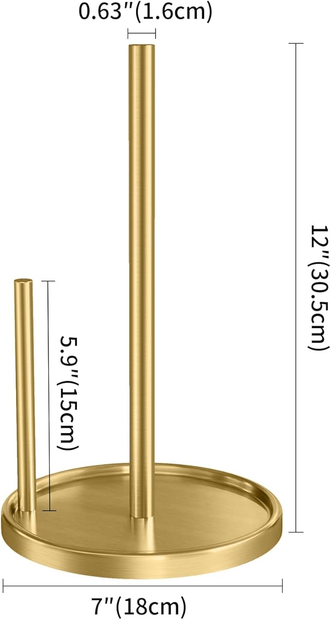 Jesginboo Paper Towel Holder Countertop, Paper Roll Holder - Image 6