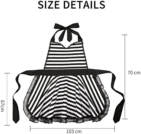 Violet Mist Lovely Sweetheart Apron for Women Handmade Retro Cute Aprons