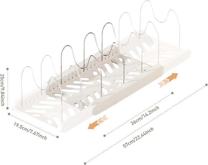 Pot Rack -Expandable Pan Organizer - Image 6