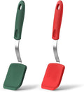 Silicone Cookie Spatula Turner 2 Pack Mini Brownie Spatula Flexible Kitchen by Yetene