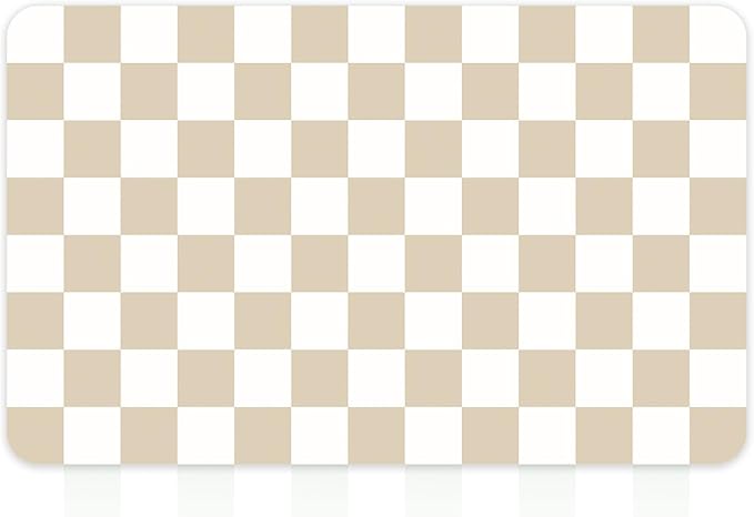 12" x 20" Checkered Dish Drying Mat - Image 9