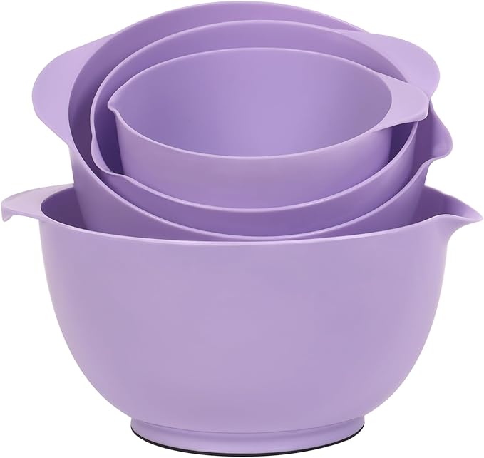 BoxedHome Nesting Plastic Mixing Bowl Set, 4 Piece Mixing Bowl Set - Image 5