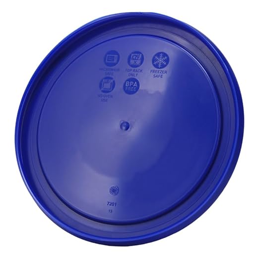 Pyrex Light Blue 4 Cup Round Storage Cover #7201-PC - Image 5