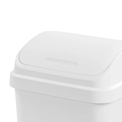 Kitchen Trash Can, 13 Gallon Plastic Garbage Bin - Image 6