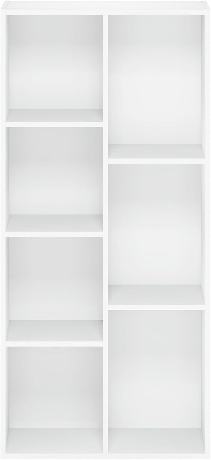 Furinno LUDER Book Shelf, 7-Cube Bookshelf, Bookcase - Image 8