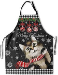 Giwawa Apron Unisex Resistant 33 x 28 inches with 2 Pockets Cooking Kitchen Aprons Suitable for BBQ Grill Drawing Haircut