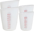 ZUYEE Silicone Measuring Cups Flexible Measure Cups Chocolate Melting Squeeze by ZUYEE