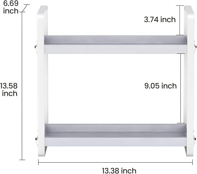 HNRLOY Bathroom Counter Organizer, Bathroom Countertop Organizer, Counter Shelf - Image 3