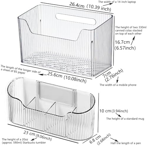 2PCS Cabinet Door Organizer,Self Adhesive Kitchen Cabinet Organizer,Cabinet Door Storage Box for Bathroom/Kitchen/Living room,Storage shelf rv must haves. (transparent)