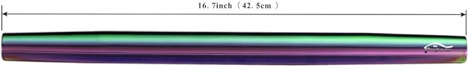 Berglander Rainbow Rolling Pin, 16.7 Inches Stainless Steel Colorful Matte - Image 2